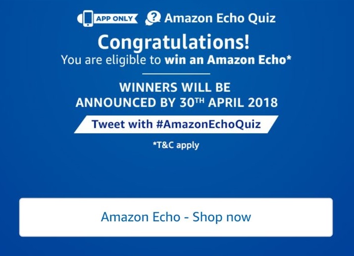 (All Answers )Amazon Echo Quiz Answers