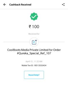 (Proof) Qureka App -Rs.10 PayTM Cash On Each Refer+Win Rs.5000