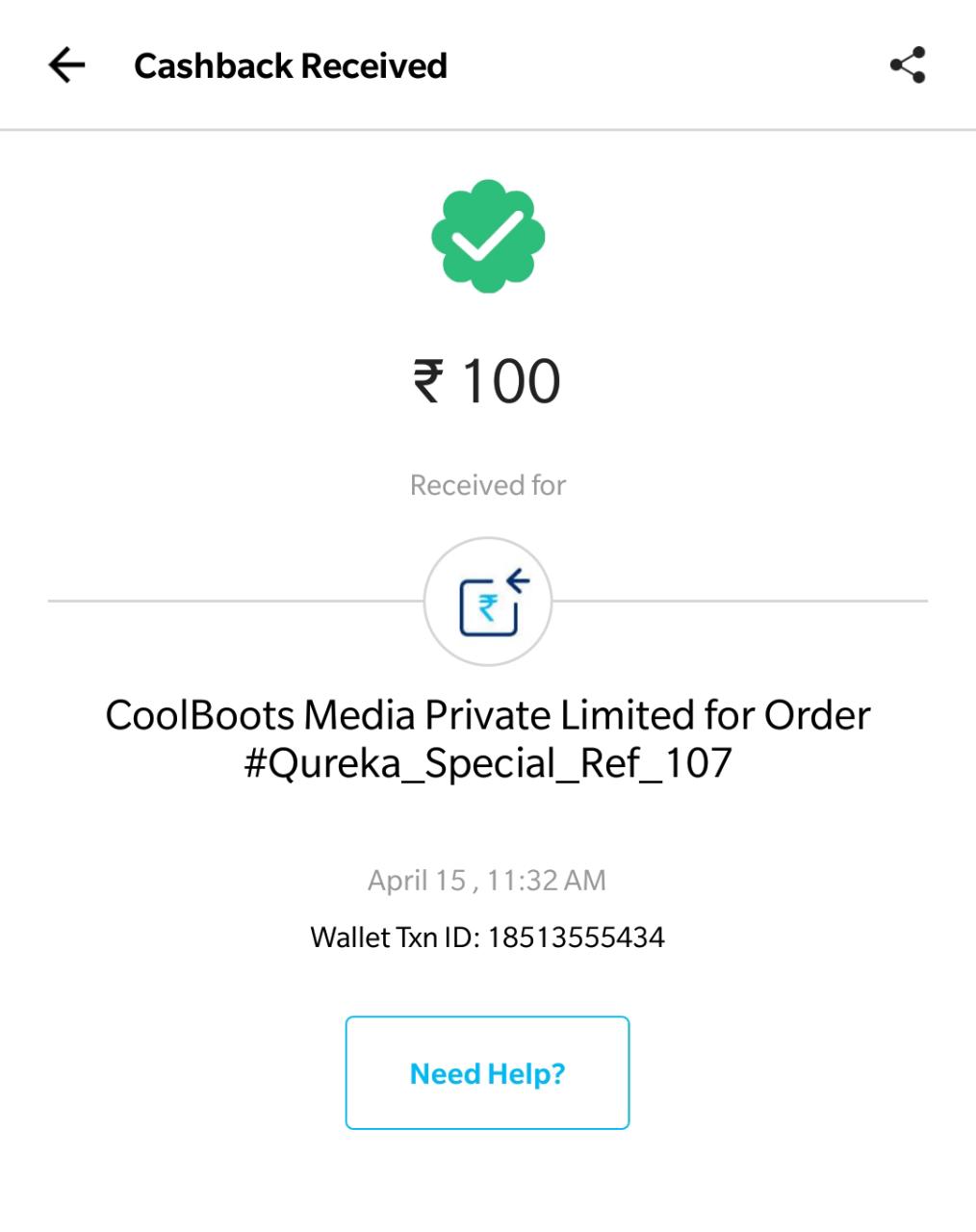 (Proof) Qureka App -Rs.10 PayTM Cash On Each Refer+Win Rs.5000