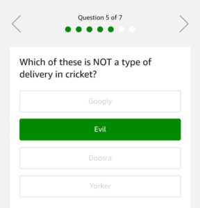 (All Answers) Amazon Cricket Quiz-Answer & Win Rs.20,000 (28th April)