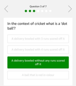 (All Answers) Amazon Cricket Quiz-Answer & Win Rs.20,000 (28th April)