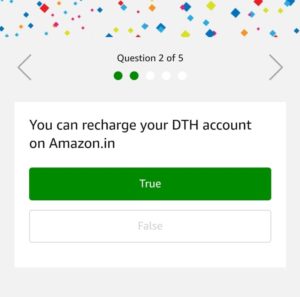 Amazon DTH Recharges Quiz - Answer & win Rs 5000