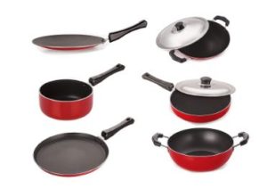 (Mast Deal) Nirlon Non-Stick Cookware Set Of 6 In Just Rs.853(Worth Rs.4272)