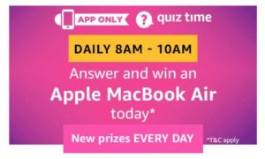 (Answers Added)Amazon Apple MacBook Air Quiz Answers