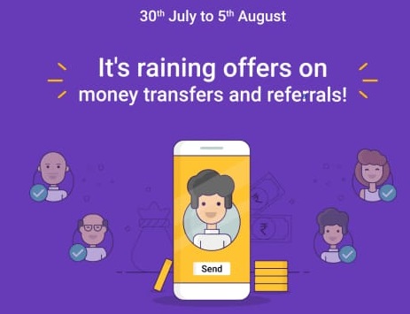 PhonePe Monsoon Mania Offer- Get Upto Rs.1,00,000 Cashback(All Users)