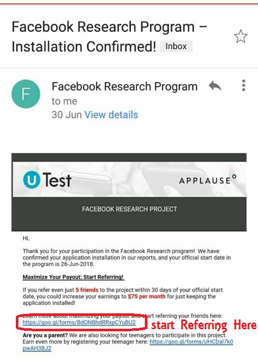 (Biggest Loot) Facebook Research App- Earn Rs.4500 Every Month 