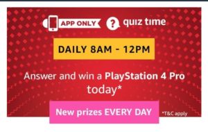 Amazon Playstation 4 Pro Quiz Answers