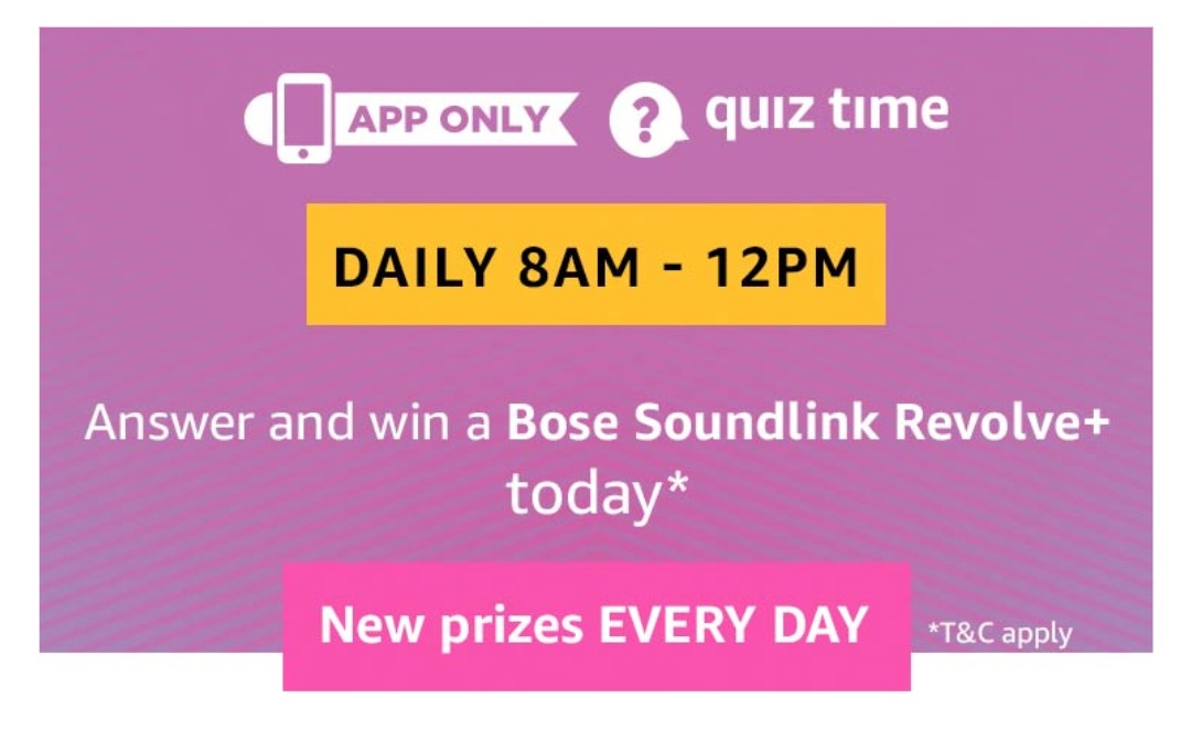 All Answers) Amazon Bose Quiz - Answer 