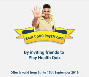 GOQii App India Health Quiz