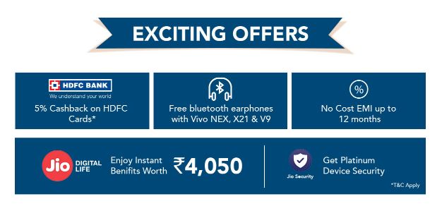 Vivo Freedom Sale- Vivo Nex , V9 In Just ₹1947 , HeadPhones In ₹72