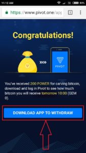 Bitcoin Loot Pivot App Read Articles Refer Earn Upto 4 Bitcoin - 