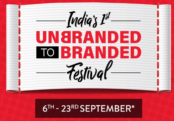 Brand Factory Unbranded to Branded Festival-Exchange Old Clothes & Get New