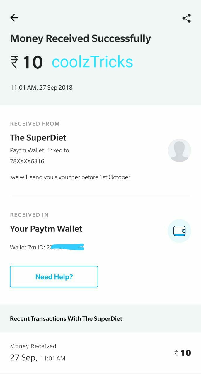 (Verified) Free Rs.10 PayTM Cash in All Accounts By Filling Form(Proof Added)