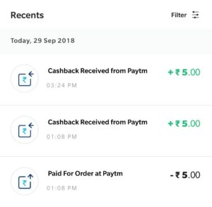 PayTM 5 ka 10 Loot - Pay Rs.5 & Get Rs.10 Cashback (+Rs.50 Voucher)