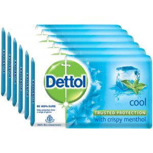 (BEST DEAL) Dettol Cool Soap-125g (Pack of 6) in Just ₹138 (Worth ₹271)