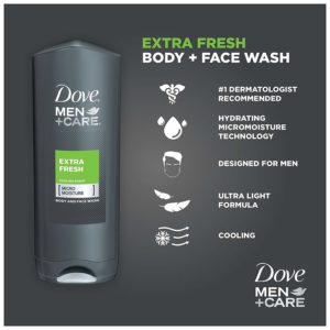 (Hot) Dove Men Body & Face Wash, 250ml In Just Rs.99(Worth Rs.199)