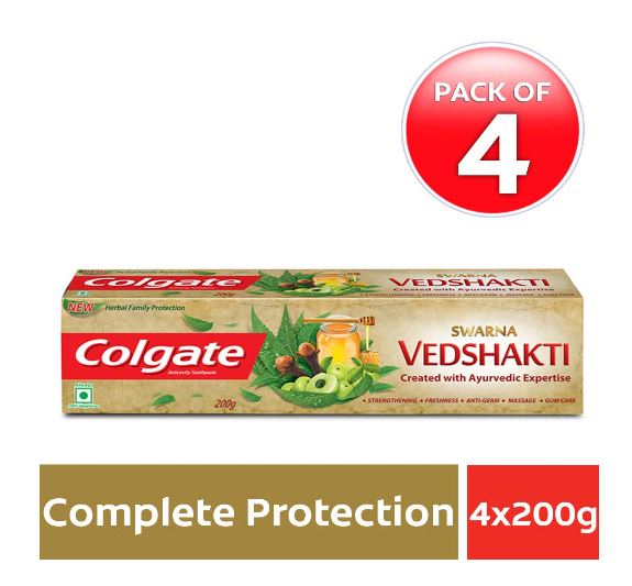 Colgate Vedshakti Toothpaste Pack Of 4