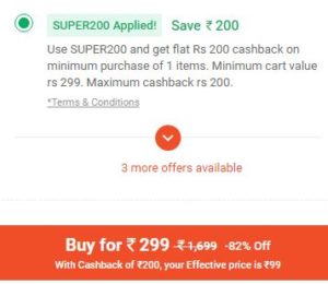 (New Code) PayTM Mall Loot - Get ₹200 Cashback On ₹299(All Users) 