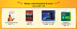 Amazon Great Indian Sale-Products Upto 80% Off (24th-28th Oct)