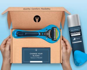 (Looto) LetsShave Kit Of Razor Handle+1 Blade+Travel Cap for Free 
