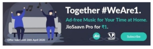 JioSaavn Pro Free Subscription