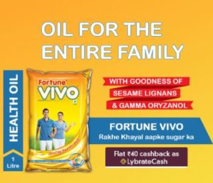 (Freebie) Fortune Vivo Oil,1L Pouch for ₹150 for Free (₹20 Shipping)