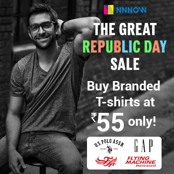 (Loot) Branded USPA, GANT, Flying Machine T-Shirts In Just ₹55