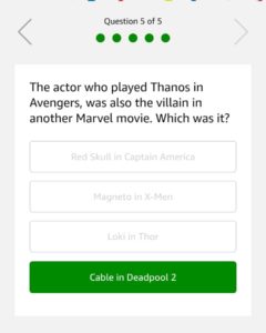 Amazon Samsung Galaxy Smartwatch Quiz Answers