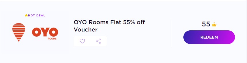 TimesPoints OYO Loot - Flat 55% Off On Everything | No Min Purchase