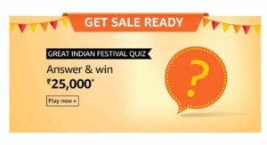 Amazon Great Indian Festival Quiz Answers