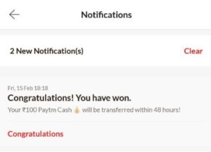 OYO Free PayTM Cash