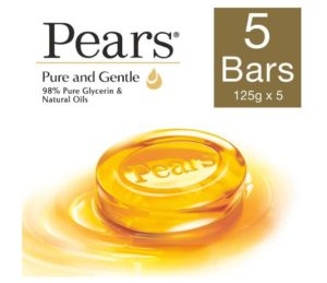 (BEST DEAL) Pears Pure & Gentle Soap,125g (Pack Of 5) in ₹185