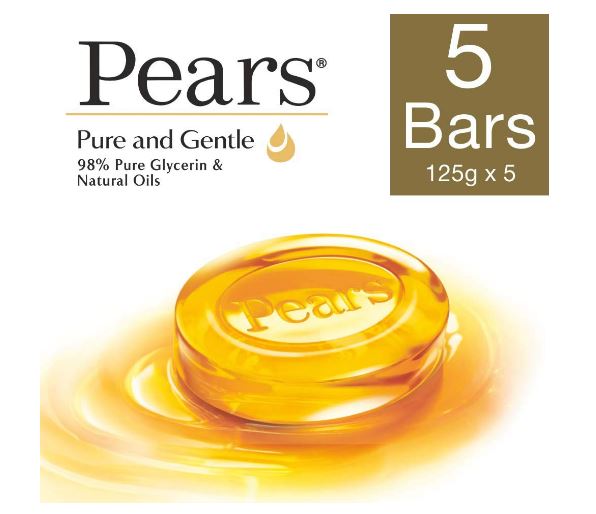 (BEST DEAL) Pears Pure & Gentle Soap,125g (Pack Of 5) in ₹185