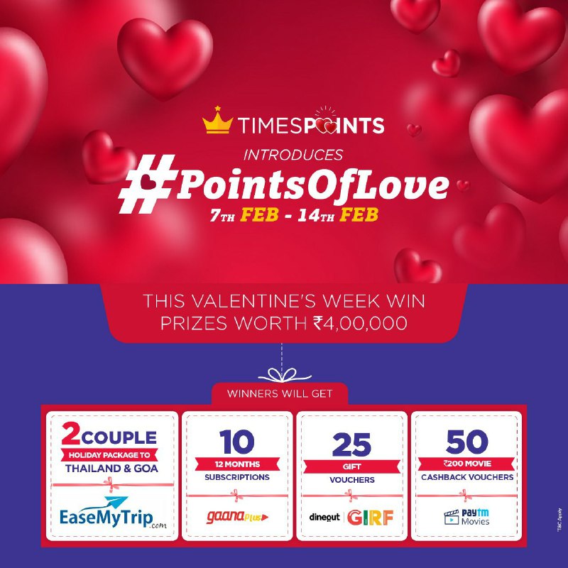 TimesPoints #PointsOfLove Contest
