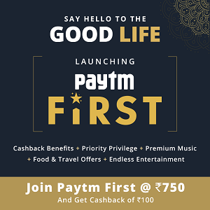 PayTM First Membership