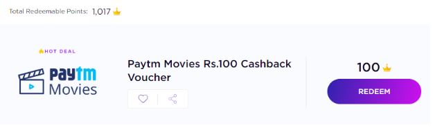 TimesPoints PayTM Deal
