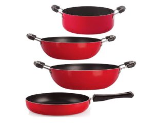 (Mast Deal) Nirlon Cookware Set Of 4 In Just ₹1080 (Worth ₹3380)