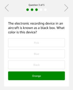 Amazon Quiz 5th March Answers - Win Sony Portable Party System