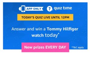 tommy hilfiger watch quiz amazon