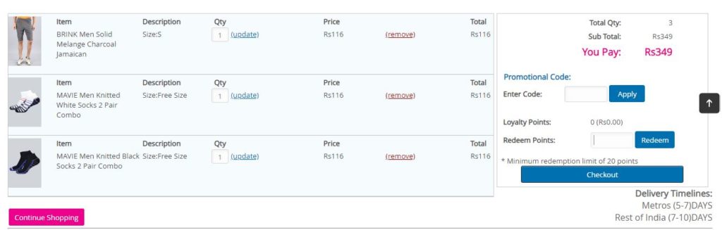 Loot Deal - Buy 3 Boxers & Capri @ Just ₹114 From My Vishal