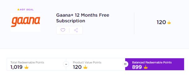 (Bada Loot) Instantly Get Free 1 Year Gaana+ Voucher | All Users, Limited 