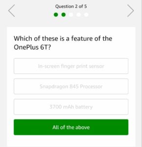 [All Answers] Amazon OnePlus 7 Pro Quiz - Win Free OnePlus 7 Pro