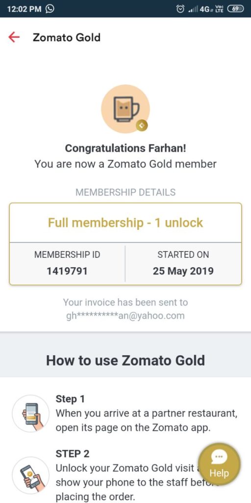 (BIG) Get Zomato Gold Membership For Free | 1 Unlock 