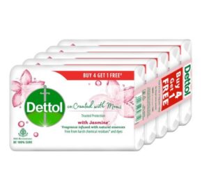 (Best Deal) Dettol Jasmine Bathing soap (Pack of 5)@ Just ₹146