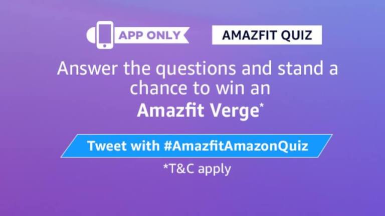 Amazon AmazFit Quiz