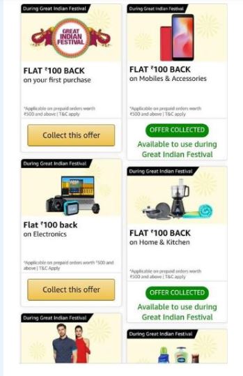 Amazon Shopping Cashback Coupons 