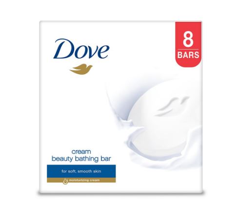 (Super Deal) Dove Cream Bathing Bar,100g (Pack Of 8) in Just ₹304