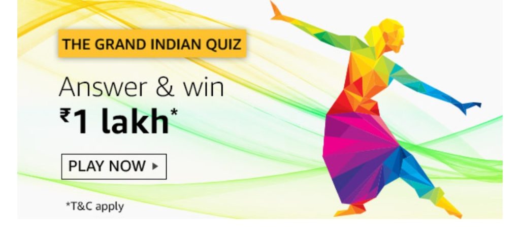 Amazon Grand Indian Quiz Answers