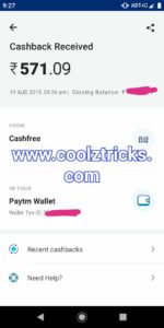 Minijoy App Payment Proof