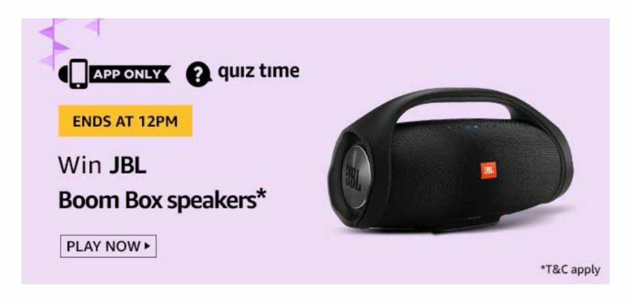 Amazon 24th September Quiz Answers